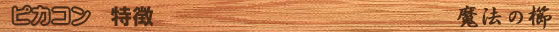 ピカコン/特徴